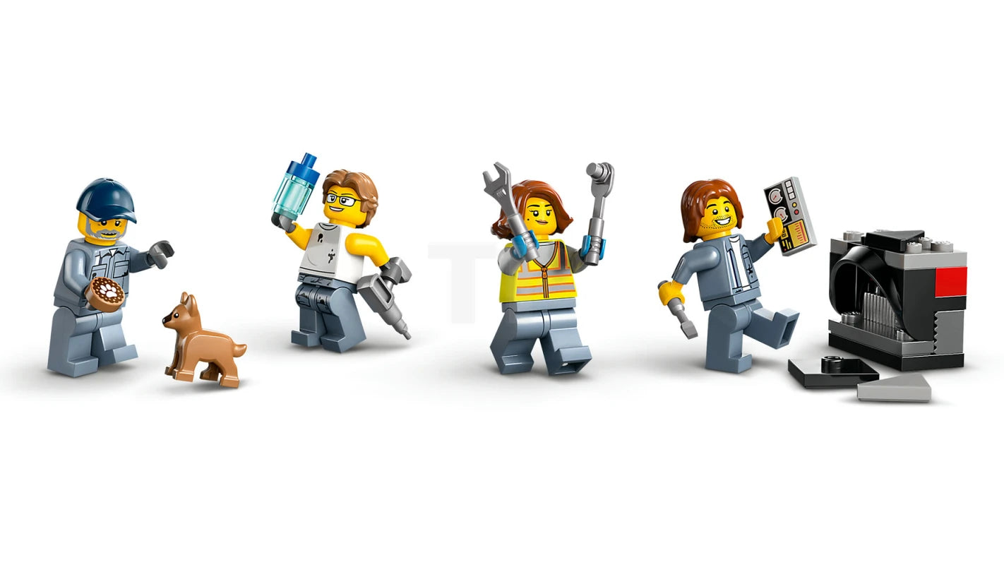 ليجو مكعبات بناء ساحة خردة المدينة مع السيارات مكعبات التركيب LEGO