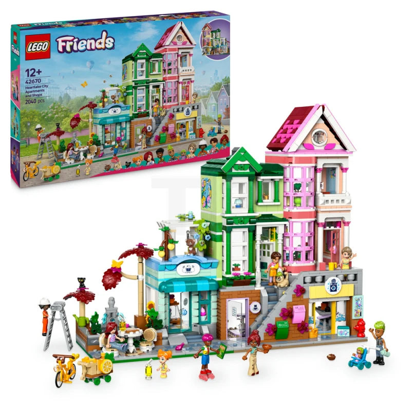 ليجو شقق ومتاجر هارتليك سيتي مكعبات التركيب LEGO