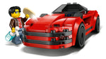 ليجو مكعبات بناء سيارة رياضية حمراء مكعبات التركيب LEGO