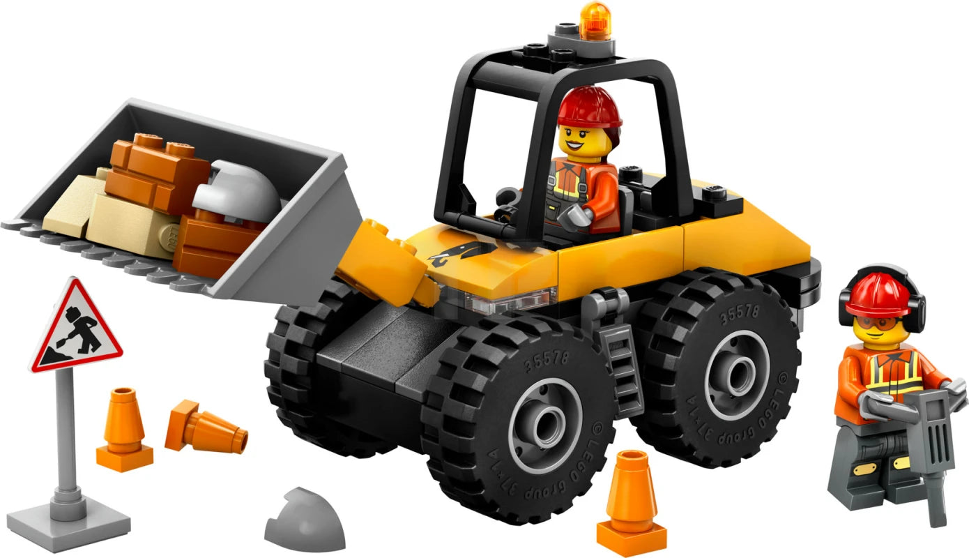 ليجو مكعبات بناء مركبة جرافة البناء مكعبات التركيب LEGO