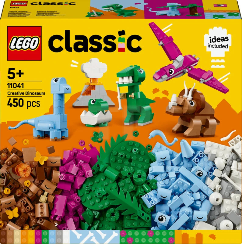ليجو 11041 كلاسيك الديناصورات الإبداعية مكعبات التركيب LEGO