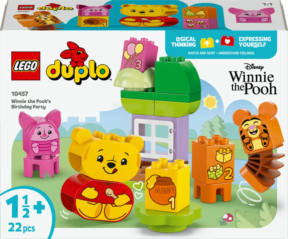 ليجو حفلة عيد ميلاد ويني الدب مكعبات التركيب LEGO