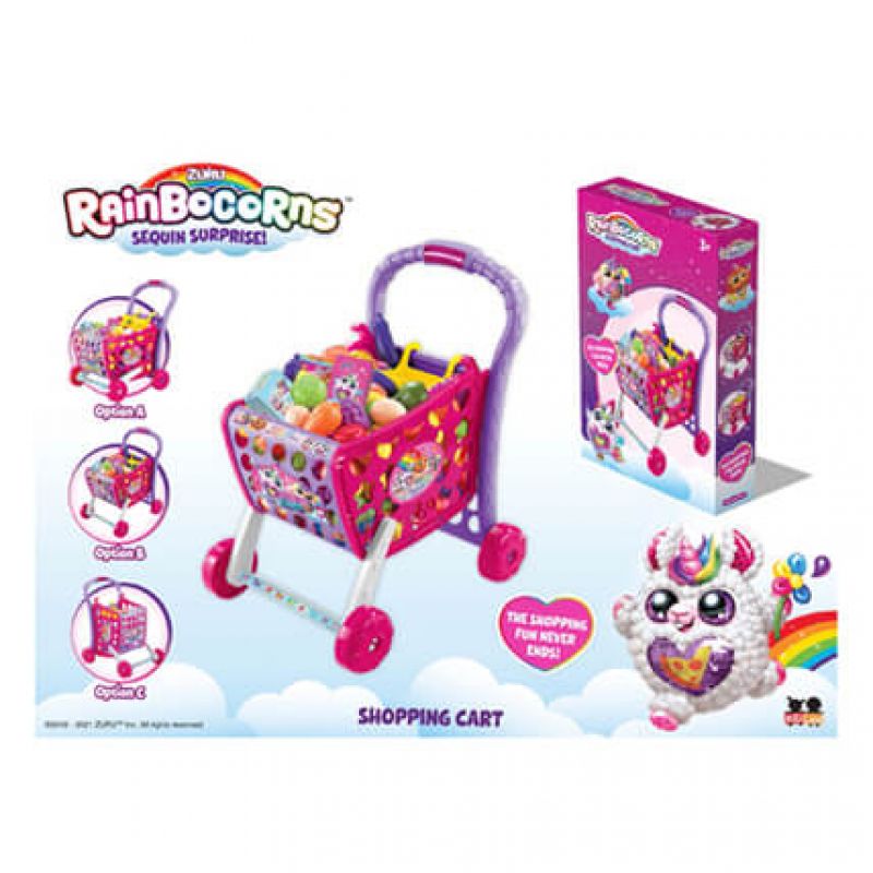رينبوكورنز عربة تسوق التسوق والوظائف Zuru