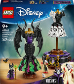 ليجو 43262 ديزني فساتين ماليفسنت وكرويلا دي فيل مكعبات التركيب LEGO