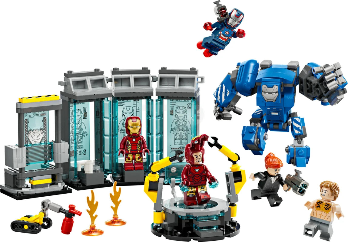 ليجو 76315 مارفل مختبر ايرون مان مكعبات التركيب LEGO