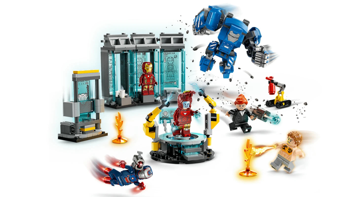 ليجو 76315 مارفل مختبر ايرون مان مكعبات التركيب LEGO