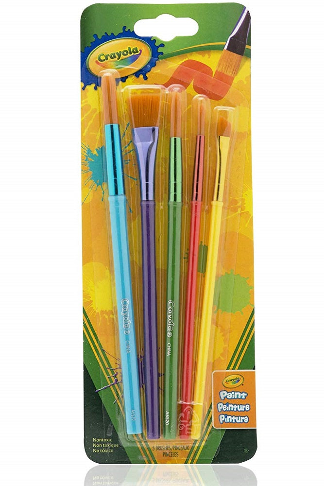 كرايولا فرش للفنون والحرف اليدوية 5 قطع رسم و تلوين Crayola