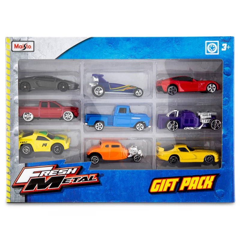 مايستو علبة مكونة من 9 سيارات متنوع المركبات المتنوعه Maisto