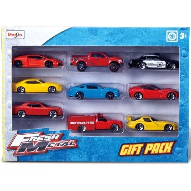 مايستو علبة مكونة من 9 سيارات متنوع المركبات المتنوعه Maisto