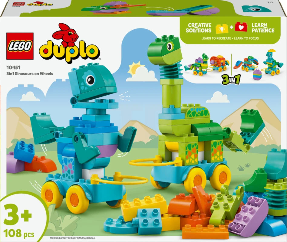 ليجو 10451 دبلو ديناصورات 3 في 1 مكعبات التركيب LEGO