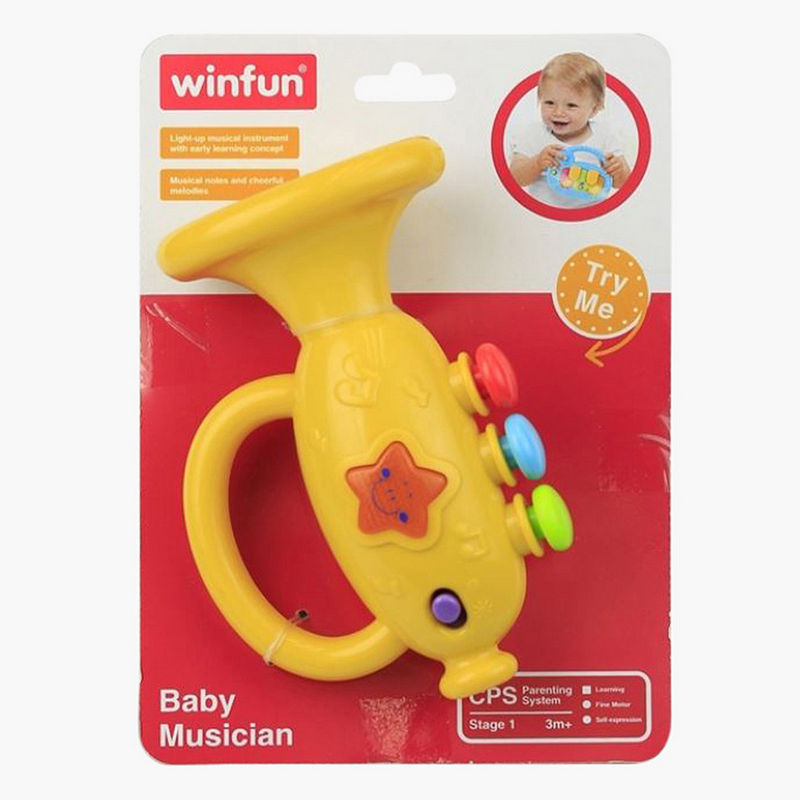 وين فن بوق موسيقي صغير مضيء مواليد تفاعلي WinFun