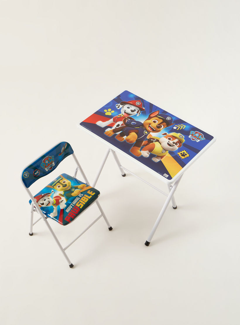 طاولة وكراسي باو باترول زرقاء أدوات مدرسية Paw Patrol