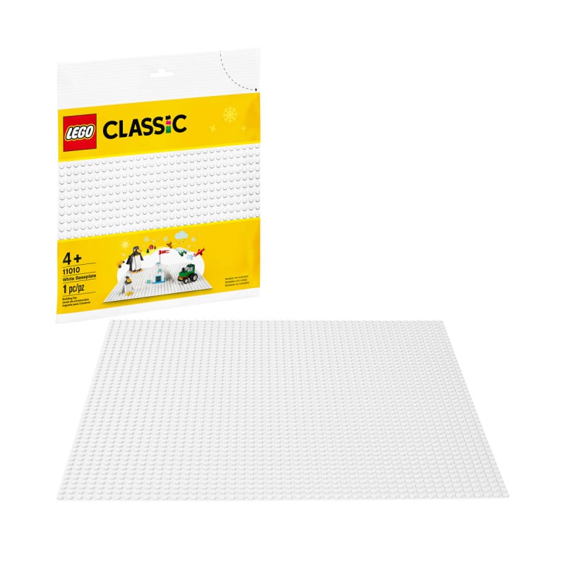 ليجو كلاسيك لوحة بناء أبيض مكعبات التركيب LEGO