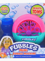 فابلز آلة الفقاعات الصغيرة متنوع فقاعات الماء والصابون Fubbles