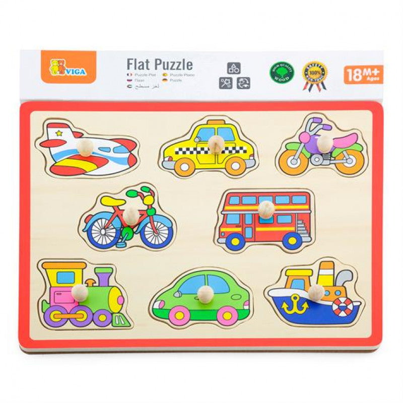 فيجا لعبة بزل المواصلات 8 قطع العاب البزل VIGA