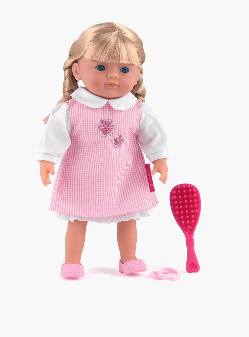 دولز وورلد دمية اليزابيث شقراء 38 سم دمى المواليد Dolls World