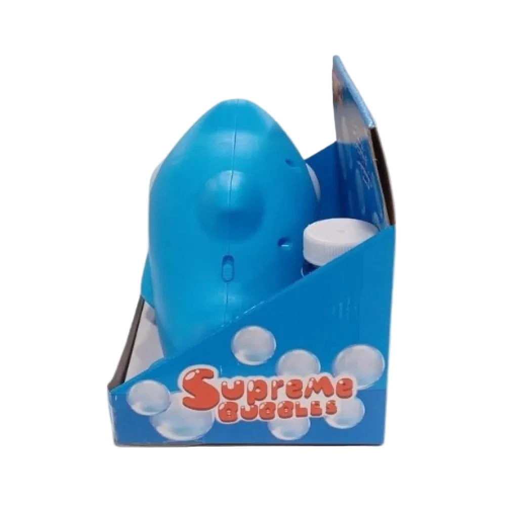 سوبريم آلة صنع فقاعات على شكل سمكة قرش فقاعات الماء والصابون Supreme