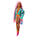 باربي دمية بجدائل زهرية دمية مع اكسسوارات Barbie