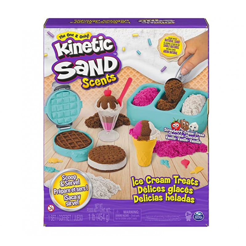 كينتيك ساند الآيس كريم بالرمال الحركية تشكيل الرمل Kinetic SAND