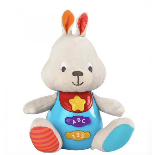 وين فن أرنب قطيفة مع اضواء الالعاب القطنية WinFun