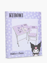 طاولة وكرسي الدراسة سانريو كورومي أدوات مدرسية Kuromi