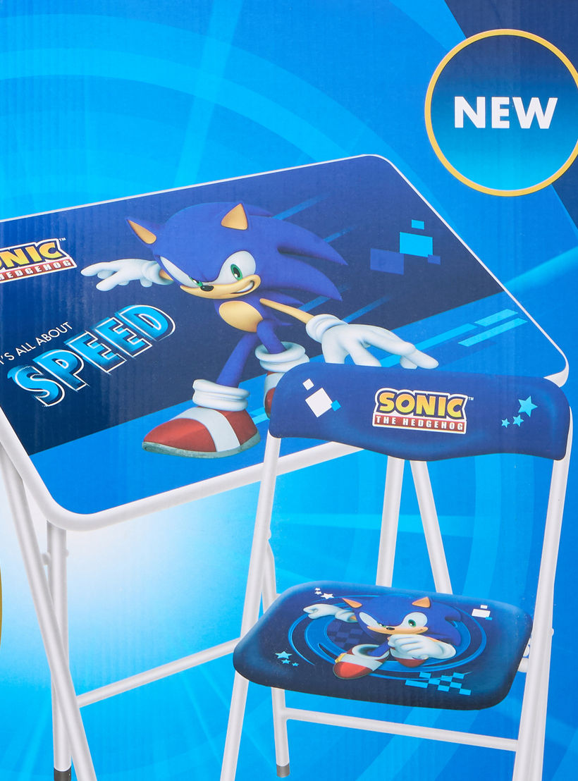 طقم طاولة وكرسي سونيك أدوات مدرسية Sonic