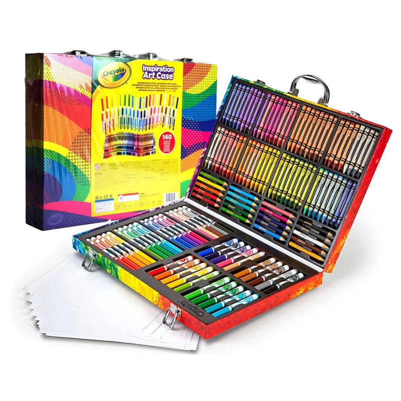 كرايولا حقيبة إلهام الفن مع أقلام تلوين رسم و تلوين Crayola
