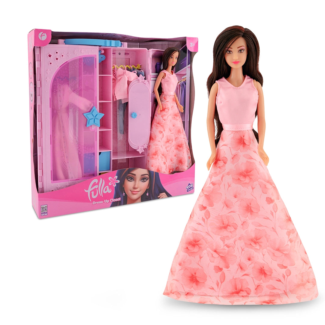 فلة دميه مع خزانة الملابس دمية مع اكسسوارات Fulla