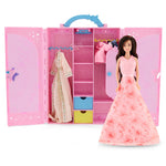 فلة دميه مع خزانة الملابس دمية مع اكسسوارات Fulla