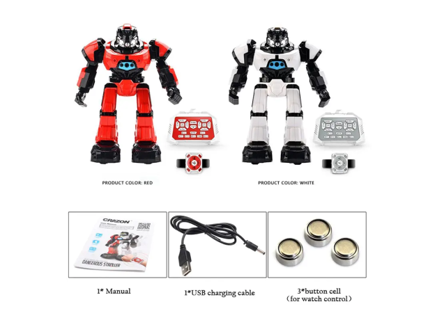كرازون روبوت الذكي ريموت كنترول متنوع ألعاب الروبوت Crazon