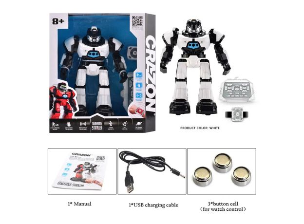 كرازون روبوت الذكي ريموت كنترول متنوع ألعاب الروبوت Crazon