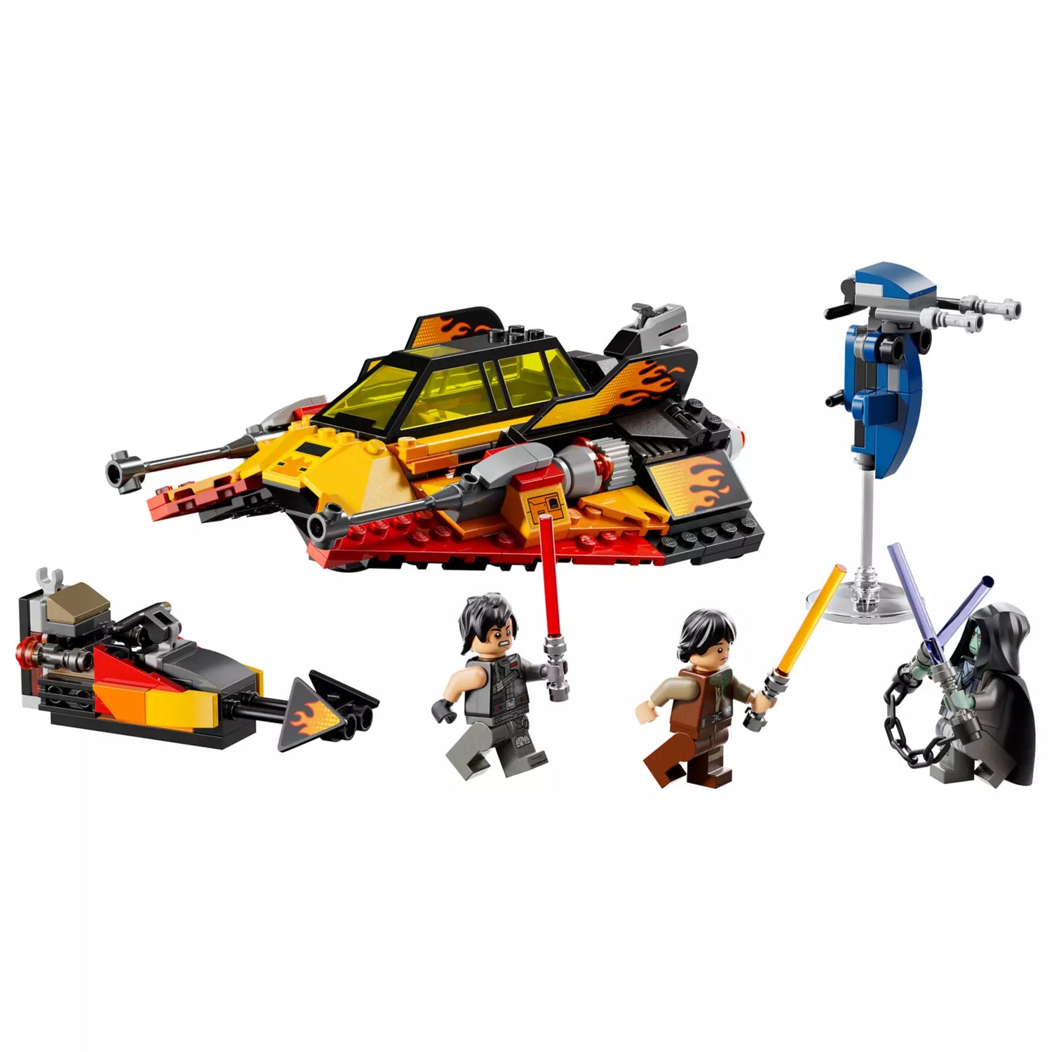 ليجو 75414 ستار وورز طائرة الثلج السريعة موقد القوة مكعبات التركيب LEGO