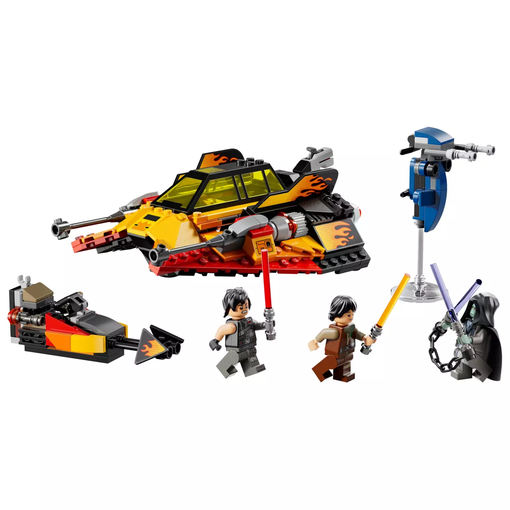 ليجو 75414 ستار وورز طائرة الثلج السريعة موقد القوة مكعبات التركيب LEGO