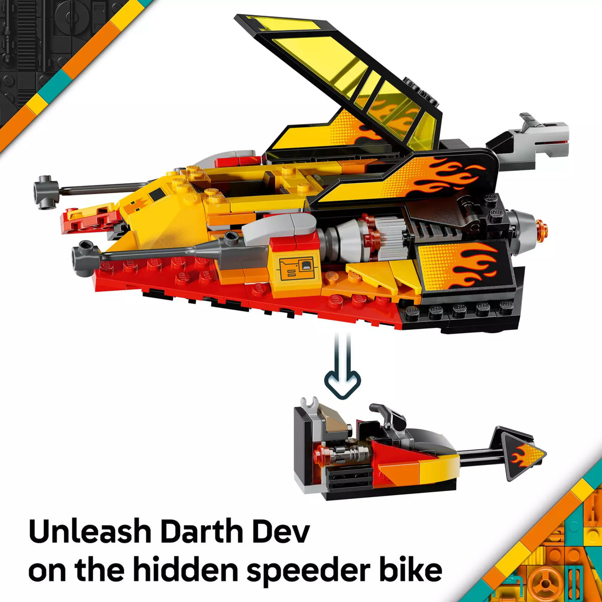 ليجو 75414 ستار وورز طائرة الثلج السريعة موقد القوة مكعبات التركيب LEGO