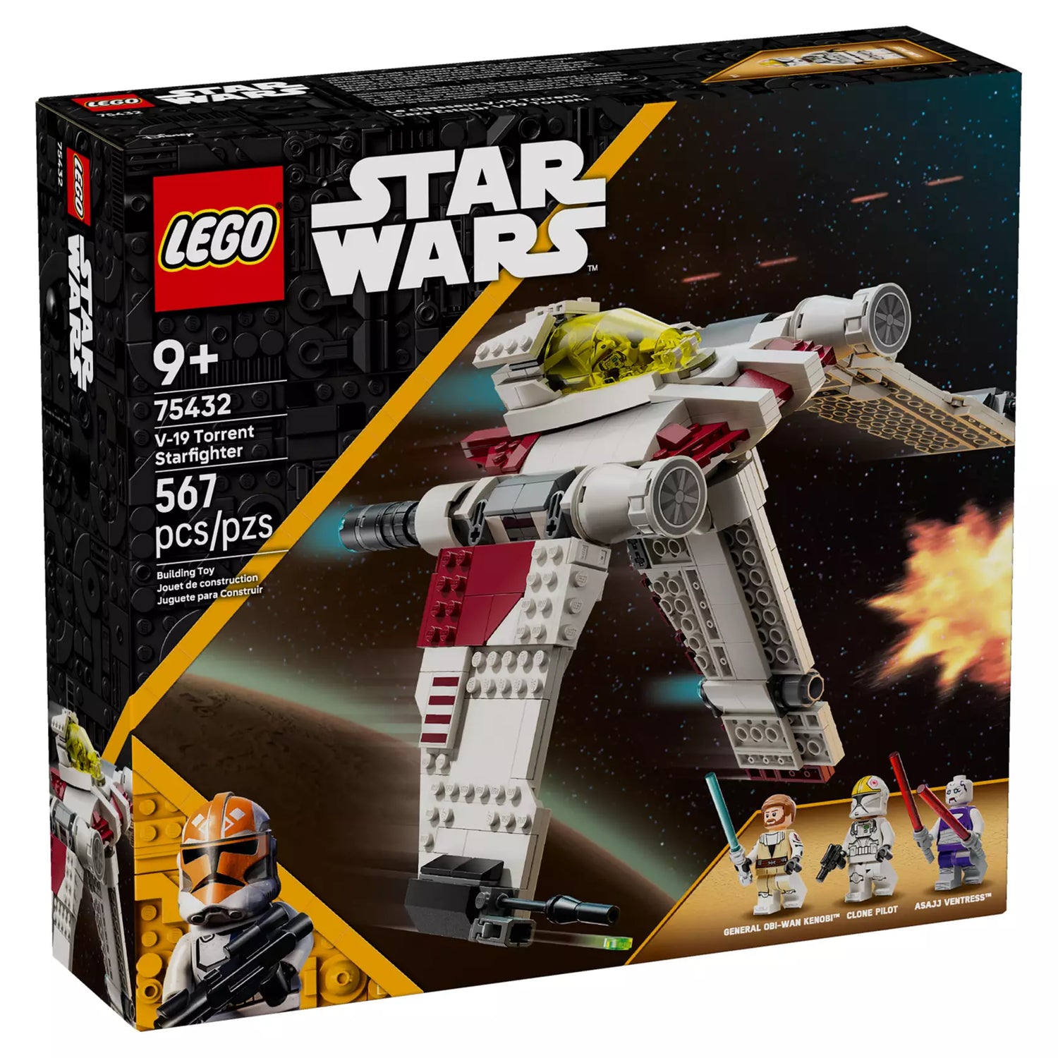 ليجو 75432 ستار وورز مقاتلة في 19 تورنت النجمية مكعبات التركيب LEGO