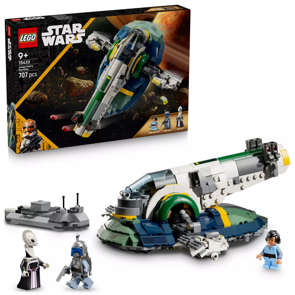 ليجو 75433 ستار وورز مركبة فضاء جانغو فيت مكعبات التركيب LEGO