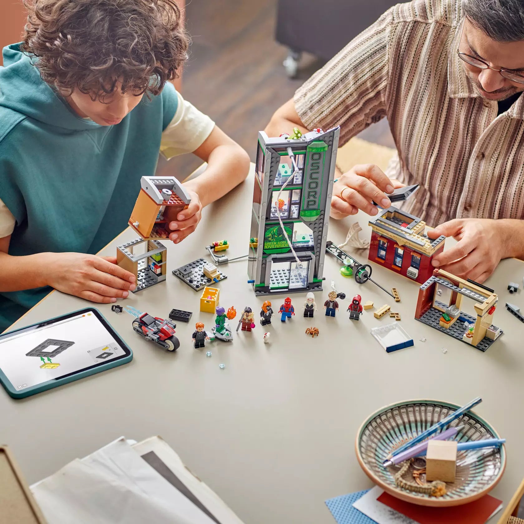 ليجو 76324 مارفل سبايدرمان ضد أوسكورب مكعبات التركيب LEGO