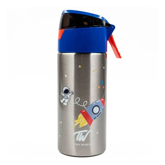 تايني ويل زمزمية فضي 400 مل أدوات مدرسية Tiny Wheel