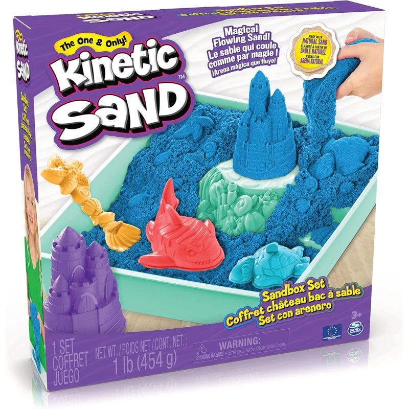 كينتيك ساند صندوق رمل القلعة ٤٥٤ غرام تشكيل الرمل Kinetic SAND