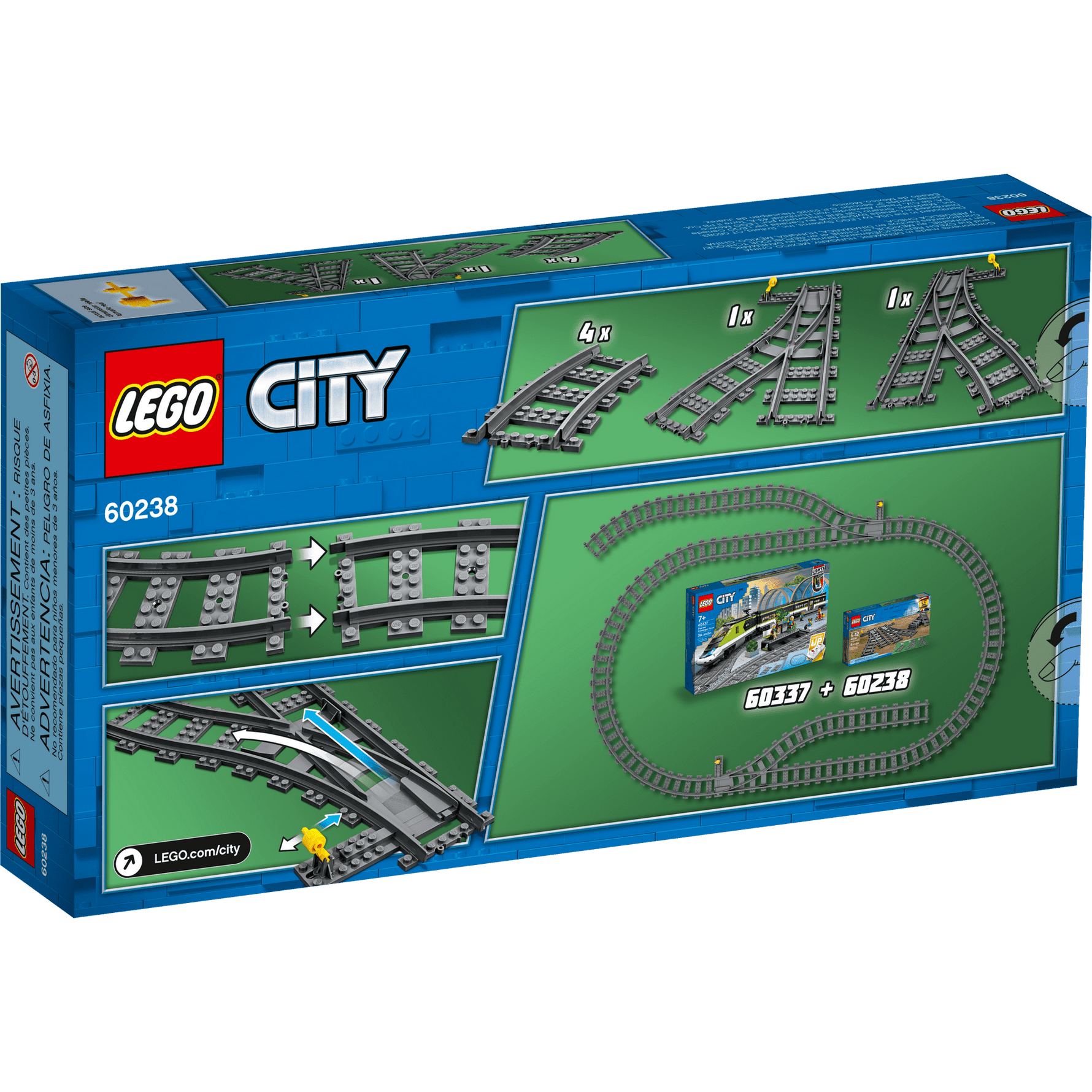 ليجو 60238 سيتي مسارات تحويل المدينة مكعبات التركيب LEGO