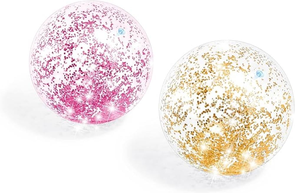 انتكس كرة شاطئ لامعه وشفافة الوان متنوعه اكسسوارات المسابح Intex