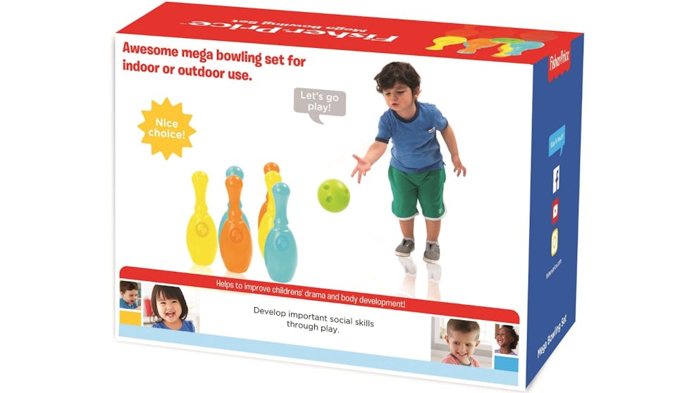 فيشر برايس طقم بولينج ميجا العاب الرياضه Fisher-Price
