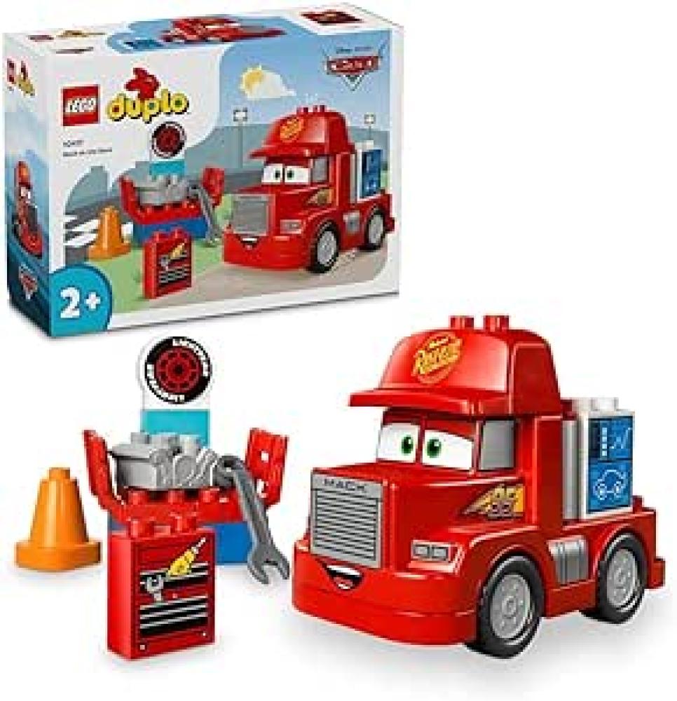 لبجو دوبلو لعبة مكعبات بناء سيارات ماك ات ذا ريس مكعبات التركيب LEGO