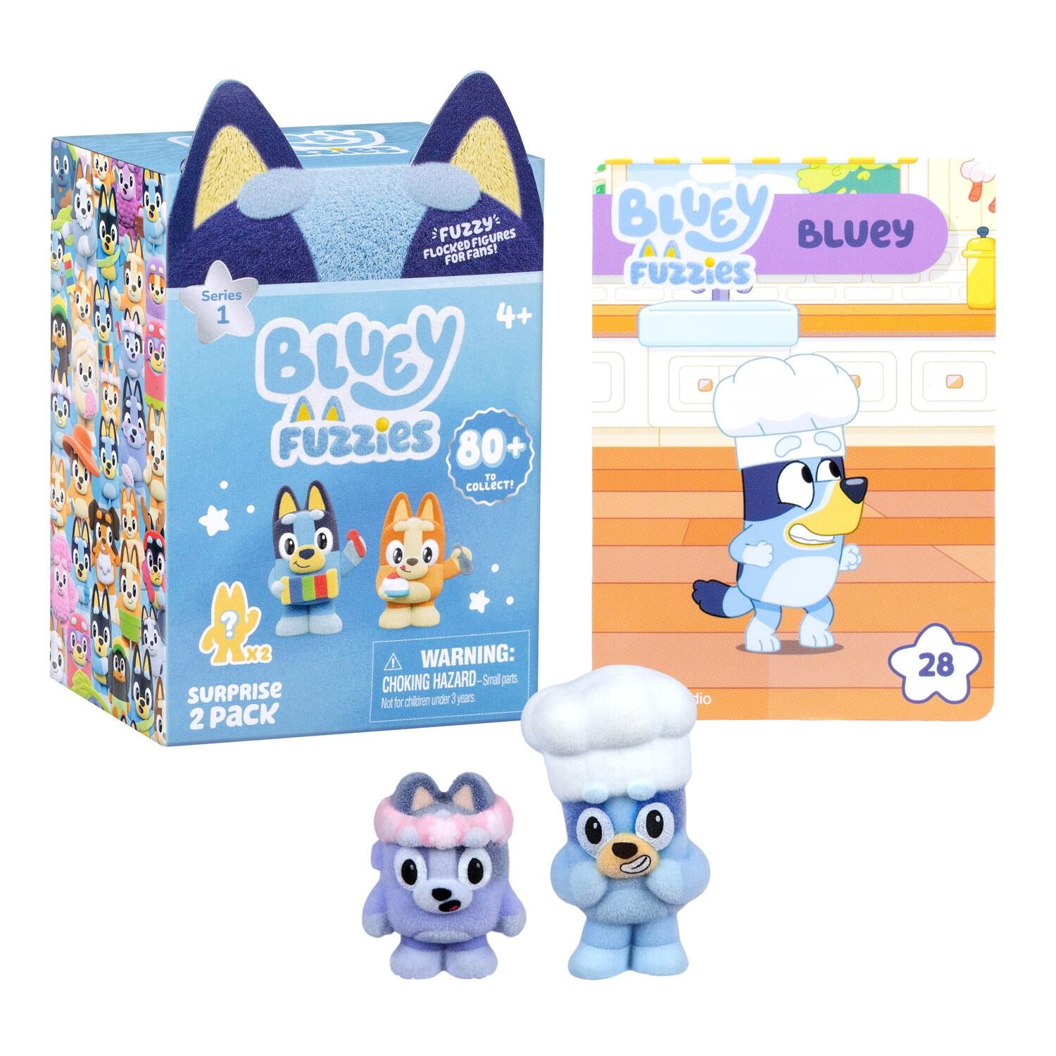 بلوي مجسم حلقات فوزيز المفاجئ شخصيات كرتونية Bluey