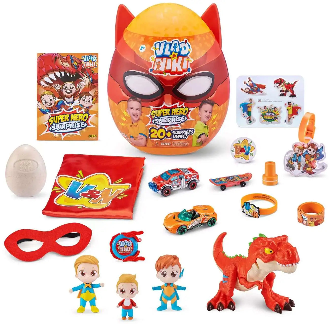 فلاد اند نيكي بيض مفاجات البطل الخارق الوان متنوعه المجسمات Vlad and Niki