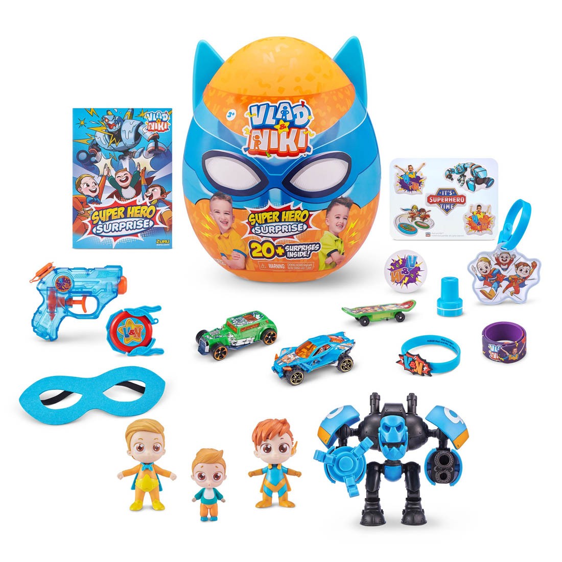 فلاد اند نيكي بيض مفاجات البطل الخارق الوان متنوعه المجسمات Vlad and Niki