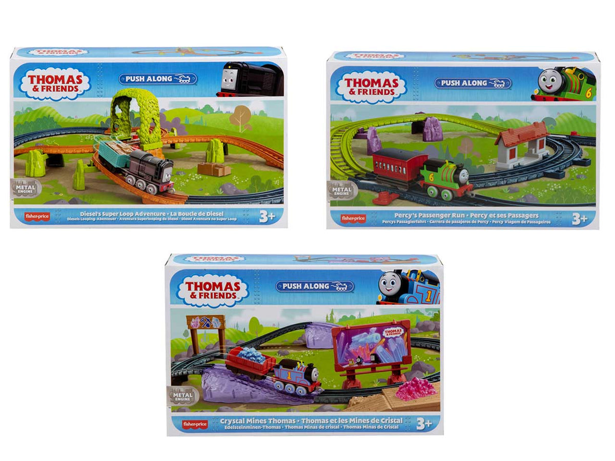 توماس والأصدقاء عربات الدفع متنوع مركبات مع مسار Thomas and Friends