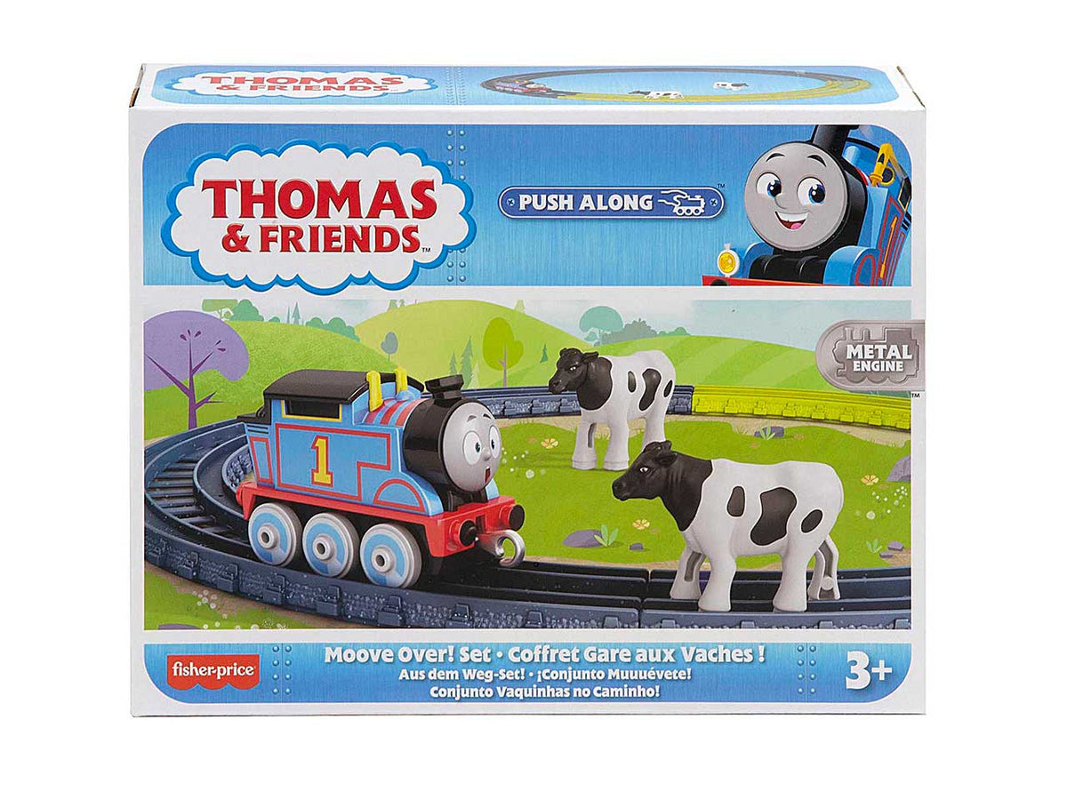 توماس لعبة قطار ادفنتشر موف اوفر مركبات مع مسار Thomas and Friends