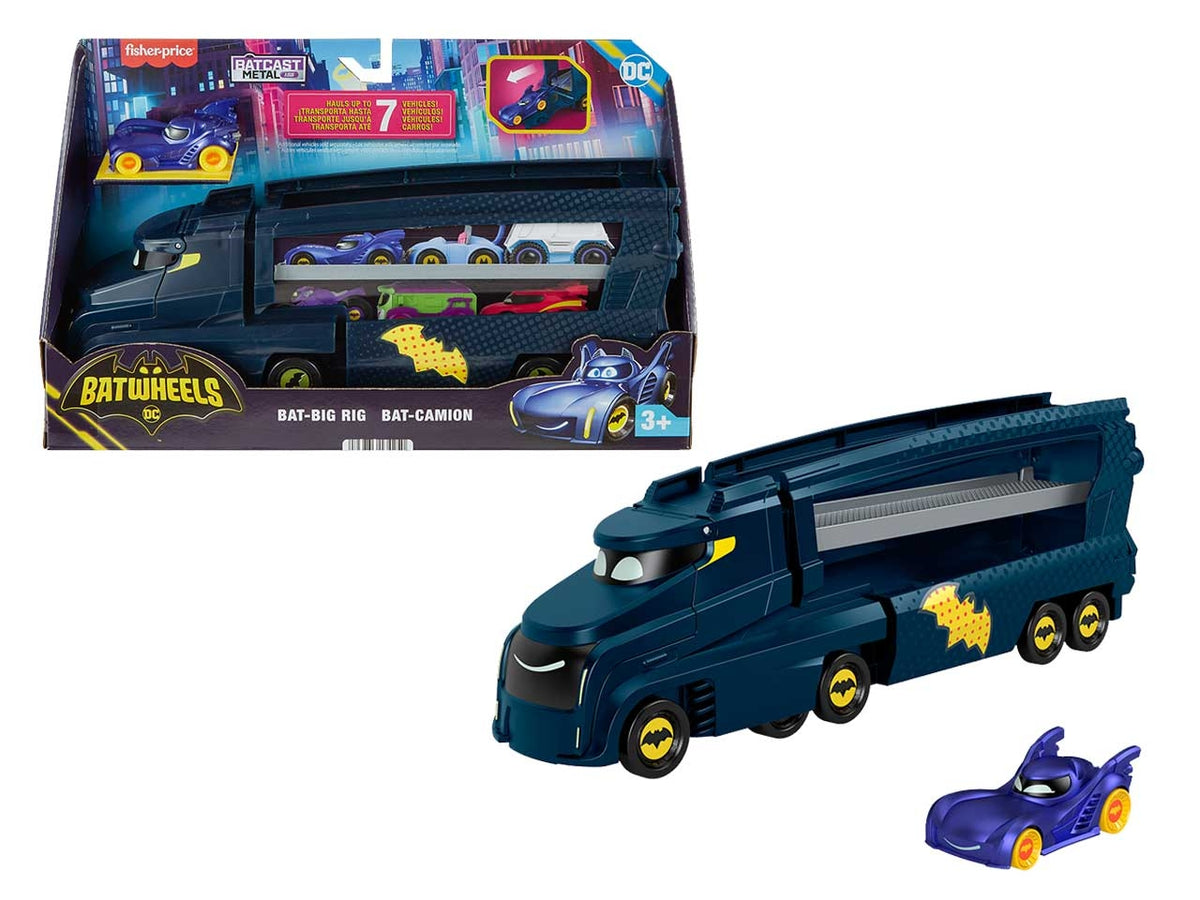 فيشر برايس بات ويلز سيارة نقل بات ناقلة سيارات Fisher-Price