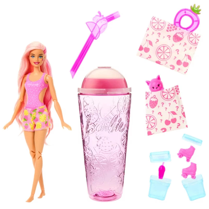 باربي دمية بوب ريفيل فروت سيريز فراولة ليمونادة دمية مع اكسسوارات Barbie
